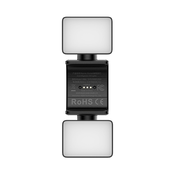 Đèn Ulanzi LM06 hỗ trợ từ tính kép xoay 360 độ dành cho camera hành động DJI OSMO Pocket 3/4 chính hãng