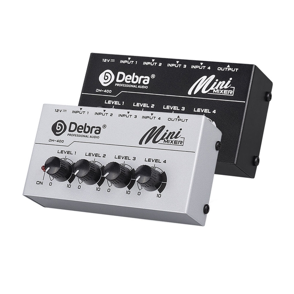 Debra Audio DH400 Portable 4 Channel Audio Mixer