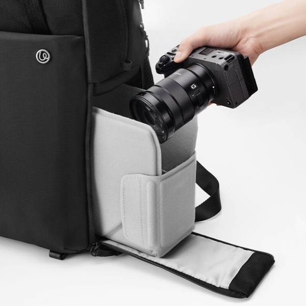 Balo Ulanzi F08 Black Version 20L thiết kế 2 IN 1 mang theo du lịch thông minh chống nước chính hãng đựng Máy ảnh / Laptop