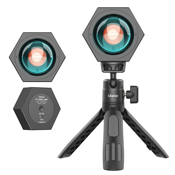 Đèn hiệu ứng hoàng hôn 10W - Ulanzi S1 Sunset Live Projection Lamp (Đèn + Tripod)