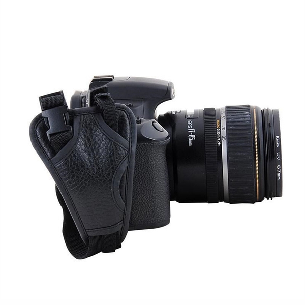 Dây đeo cổ tay cho máy ảnh Mirroless, DRLR giúp ổn định khi chụp chất liệu da PU HL02PU (Tam giác)