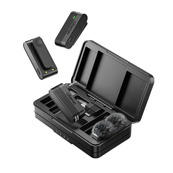 Micro cài áo thu âm cho điện thoại máy ảnh Ulanzi A100 Plug and Play 20M chính hãng