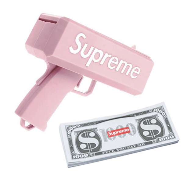 Trò chơi súng bắn tiền Supreme - Tặng kèm xấp tiền giấy full hộp