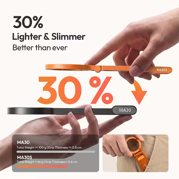 Giá đỡ điện thoại Ulanzi MA30S Carabiner Phone hỗ trợ từ tính chất liệu kim loại chính hãng