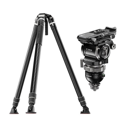 YC Onion Pineta Lite Carbon Fiber 75 Tripod quay video cao cấp chính hãng