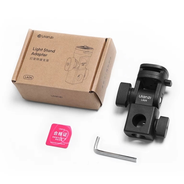 Bộ mount giá đỡ chuyển đổi Ulanzi LA04 tích hợp ngàm coldshoe và tấm tháo nhanh cho chân đèn chính hãng