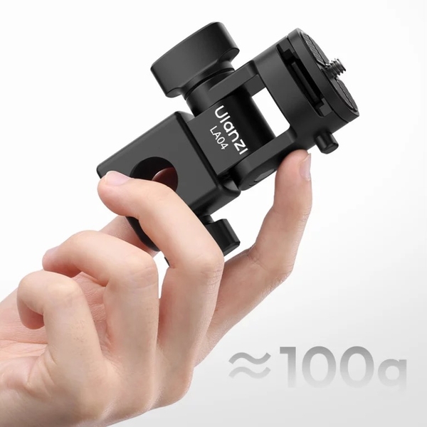 Bộ mount giá đỡ chuyển đổi Ulanzi LA04 tích hợp ngàm coldshoe và tấm tháo nhanh cho chân đèn chính hãng