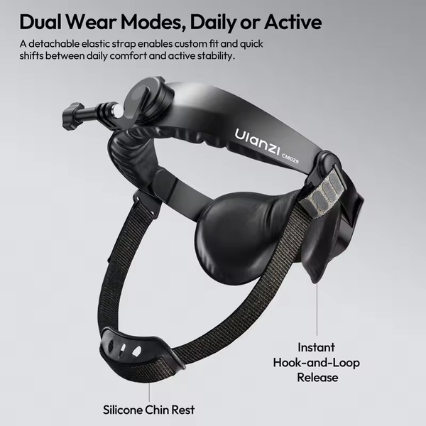 Đai đội đầu Ulanzi CM029/ HERO01 dành cho camera hành động và điện thoại xoay 360 độ chính hãng