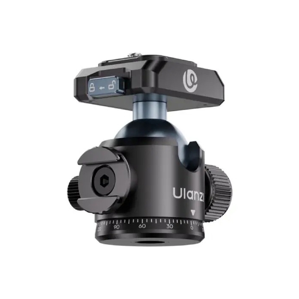 Ulanzi T100 Uka đầu Mini Ballhead 360 độ tháo lắp nhanh với khả năng tải lên đến 6kg chính hãng