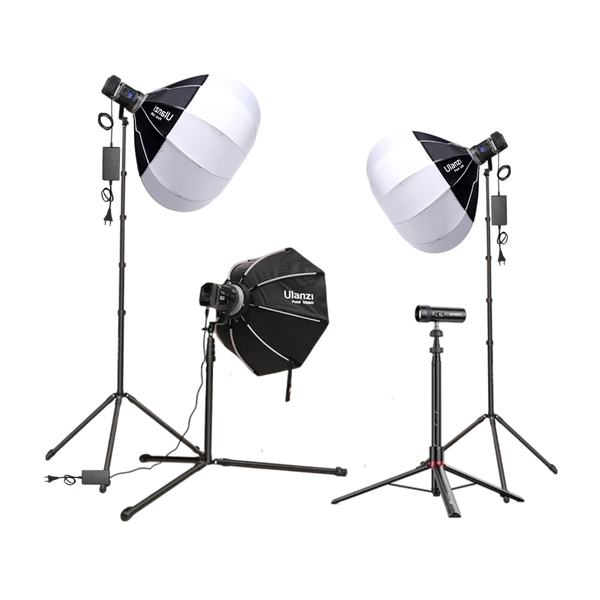 Combo lighting studio Livestream/ Quay/ Chụp cho bán đồ ăn chính hãng cao cấp