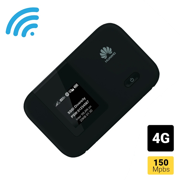 Bộ Phát Wifi 4G Huawei E5372 - màn hình LCD hỗ trợ cùng lúc 11 người