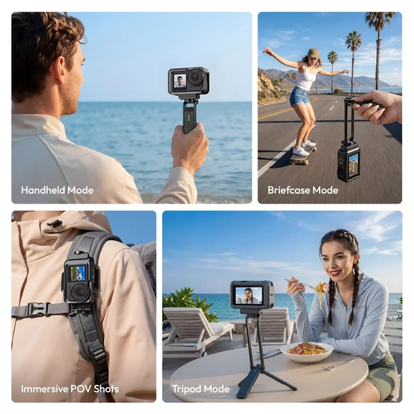 Chân máy mini tripod Ulanzi MA70 chất liệu hợp kim dành cho DJI Action 3/4/5 chính hãng