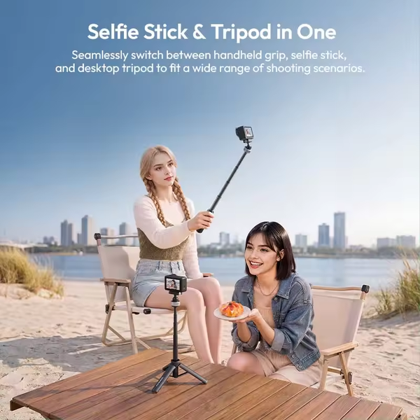 Gậy selfie mini cầm tay Ulanzi MT95 dành cho DJI Osmo Action 6/Nano 5/4/3, Insta360 X5/X6, GoPro