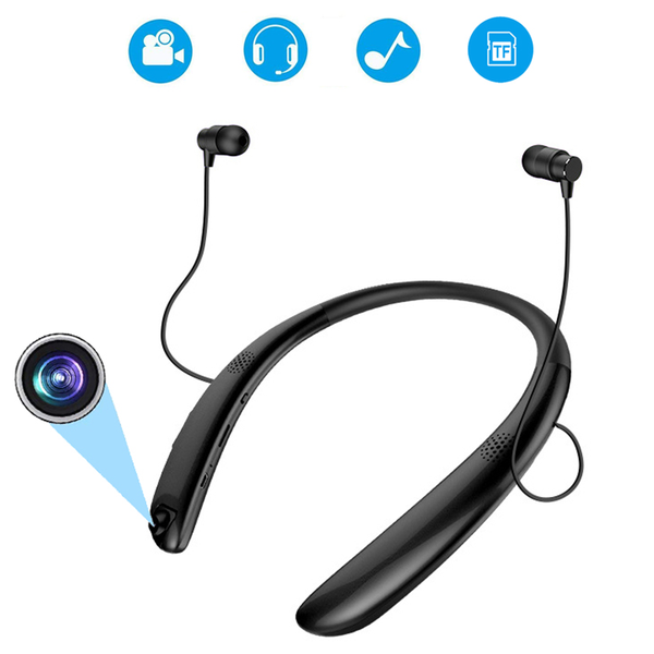 Camera ngụy trang giấu kin kiêm tai nghe bluetooth thể thao Hi V9