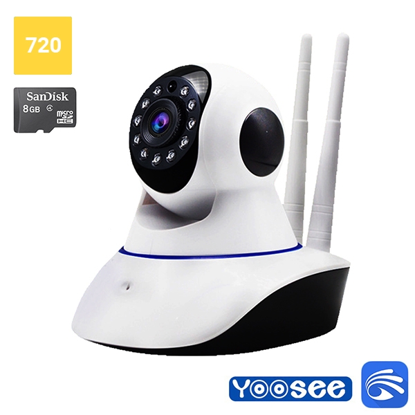 Camera yoosee ip wifi 2 râu 04S - Hồng ngoại quay đêm, đàm thoại 2 chiều