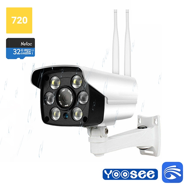 Camera Yoosee ngoài trời IP wifi IP35W200 - Chống nước chuẩn IP67