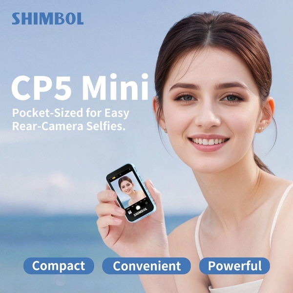 Shimbol CP5 Mini màn hình phụ Selfie không dây Wireless khoảng cách 30M chính hãng