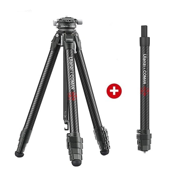 Ulanzi Coman Zero Y Travel Tripod - Chân máy ảnh cao cấp carbon siêu nhẹ