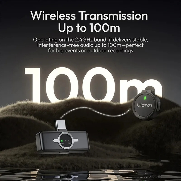 Ulanzi A21 Micro Wireless hỗ trợ Livestream / Stream Gaming đa nền tảng chính hãng