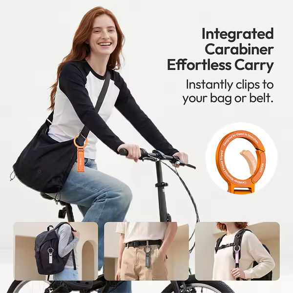 Giá đỡ điện thoại Ulanzi MA30S Carabiner Phone hỗ trợ từ tính chất liệu kim loại chính hãng