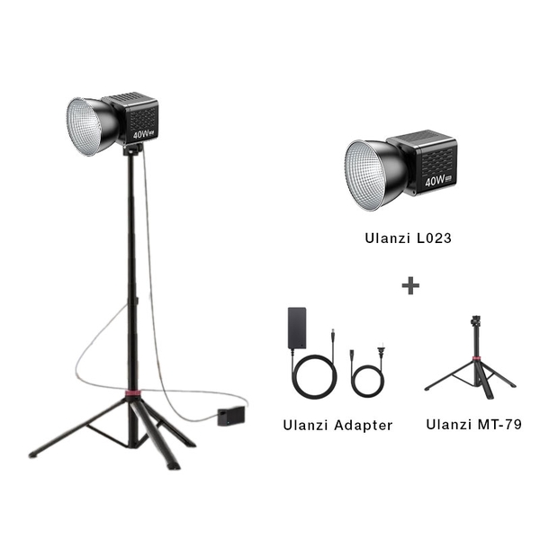 Đèn led bi color Ulanzi L023 công suất tối đa 50W độ sáng 13150 Lux chính hãng