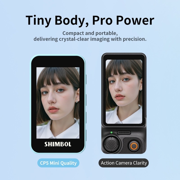 Shimbol CP5 Mini màn hình phụ Selfie không dây Wireless khoảng cách 30M chính hãng