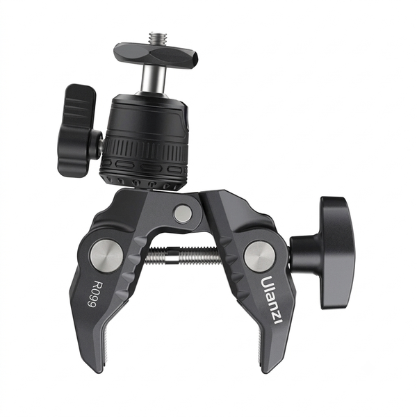 Ulanzi R099 Kẹp kim loại đa năng Super Clamp Xoay 360 độ chuyển đổi ra ngàm 1/4