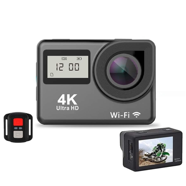 Camera phượt gắn mũ bảo hiểm AS2 Ultral HD F60R - SJ6000 màn hình cảm ứng