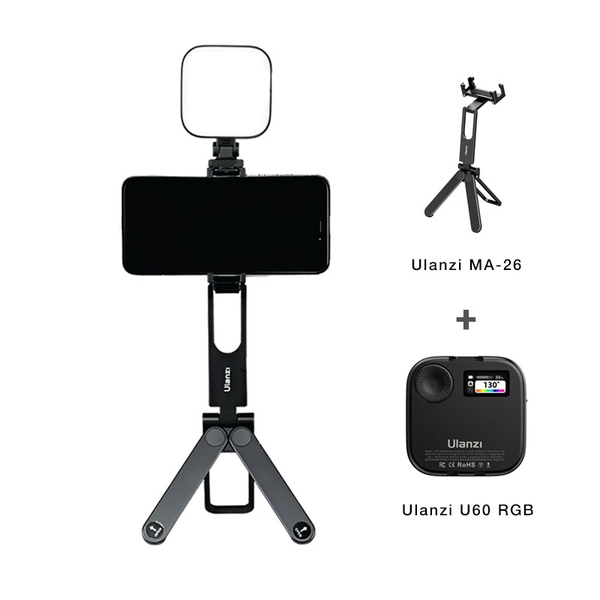 Chân tripod mini bỏ túi chất liệu full hợp kim nhôm Ulanzi MA26 chính hãng