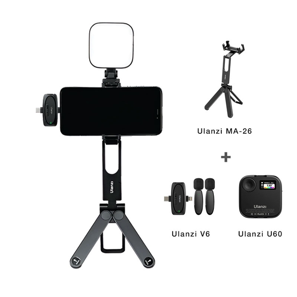 Chân tripod mini bỏ túi chất liệu full hợp kim nhôm Ulanzi MA26 chính hãng