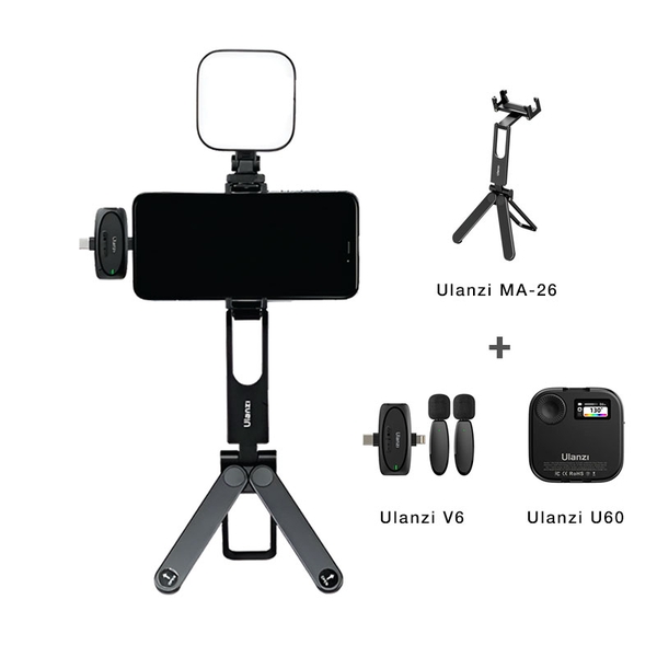 Chân tripod mini bỏ túi chất liệu full hợp kim nhôm Ulanzi MA26