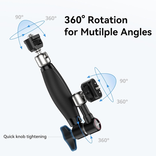 Ulanzi CA64 Magic Arm xoay 360 độ khả năng tải 3KG chính hãng