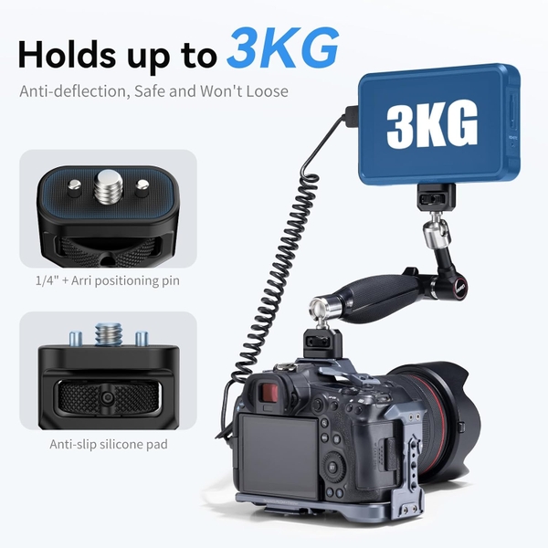 Ulanzi CA64 Magic Arm xoay 360 độ khả năng tải 3KG chính hãng