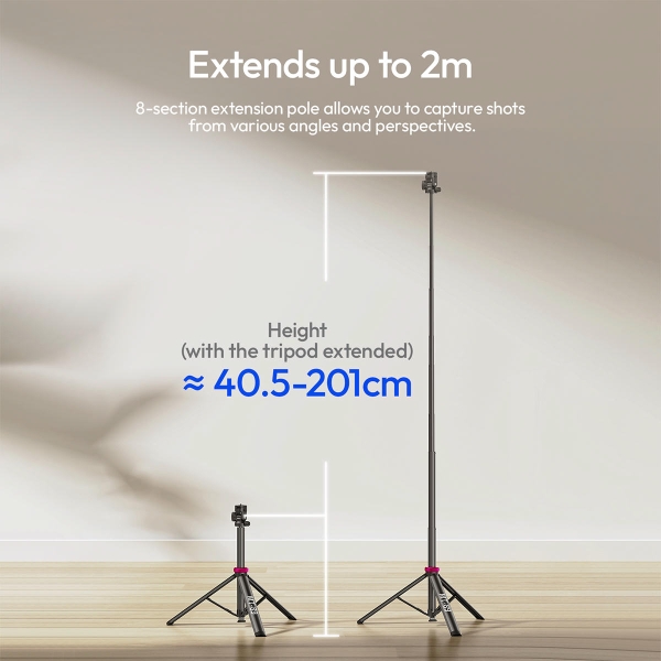 Chân tripod tự bung Ulanzi MT-89 dành cho máy ảnh và điện thoại chính hãng