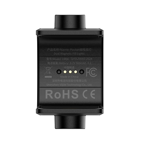 Đèn Ulanzi LM06 hỗ trợ từ tính kép xoay 360 độ dành cho camera hành động DJI OSMO Pocket 3/4 chính hãng