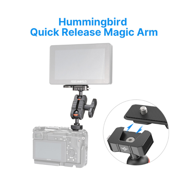 Ulanzi R089 giá đỡ Monitor dành cho máy ảnh - Hummingbird Quick Release Magic Arm