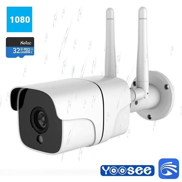 Camera IP Wifi ngoài trời Yoosee X5800 2.0MP 2 ăng ten chống nước tiêu chuẩn IP67 8118