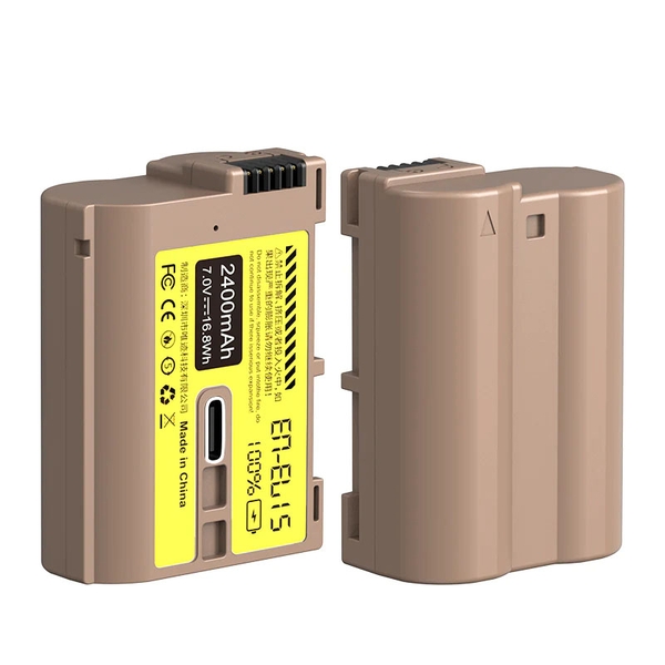 Ulanzi Nikon EN-EL15 Type Lithium-Ion Battery with USB-C Charging Port (2400mAh) 3288