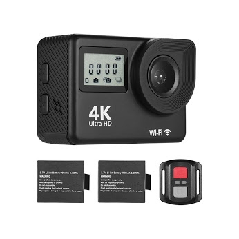 Camera phượt gắn mũ bảo hiểm AS2 Ultral HD F60R - SJ6000 màn hình cảm ứng