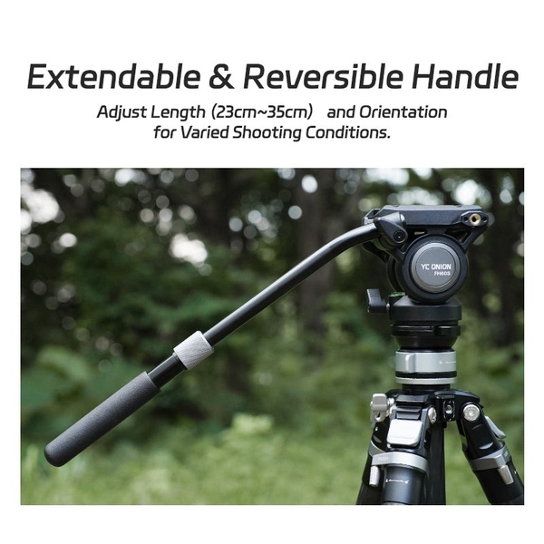 YC Onion FH60S đầu dầu Fluidhead kèm QR Plate chính hãng