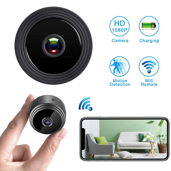 Camera siêu nhỏ A9 - SQ18 Góc rộng 150 độ dạng mắt cá