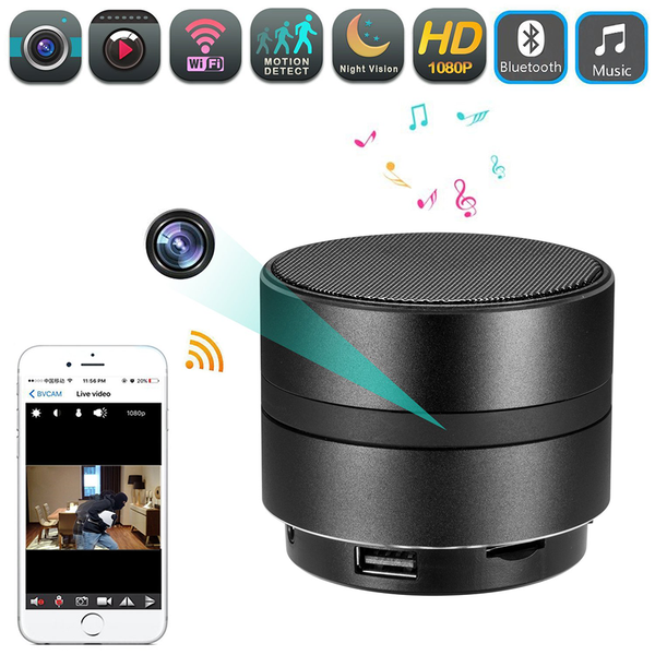 Camera ngụy trang wifi MINGYY 4K Loa Bluetooth Wifi - Góc quay cực rộng