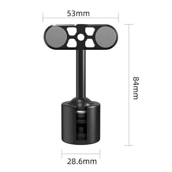 Đầu ballhead từ tính xoay 360 độ Inkee sử dụng với đèn GC12 chất liệu Aluminum