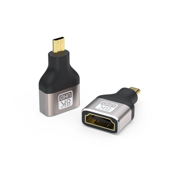 Bộ chuyển đổi Micro/Mini/HDMI ra HDMI 2.1 - Hỗ trợ độ phân giải 8K60Hz