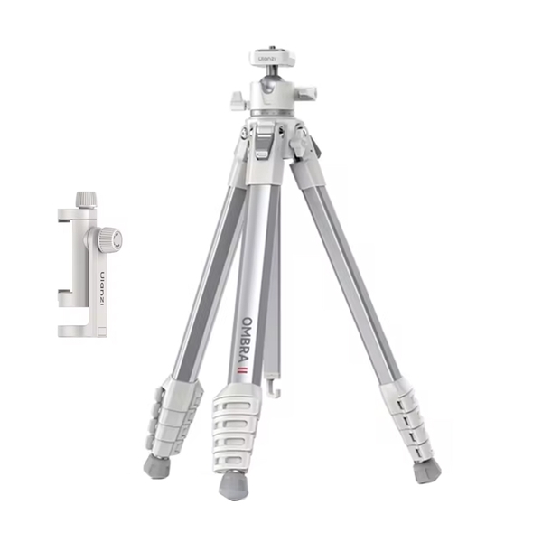Travel Tripod Ulanzi Ombra Ying II White chính hãng - Cao Max 1.56M tích hợp tấm Uka tháo nhanh tải 10Kg