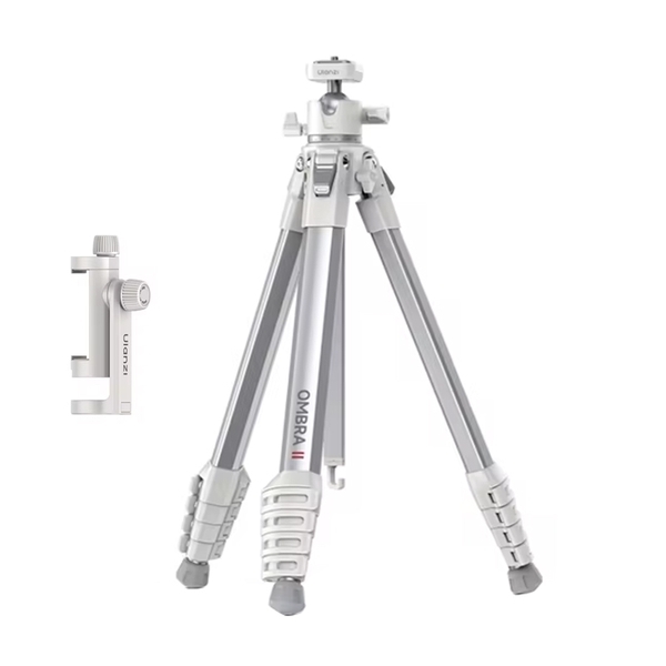 Travel Tripod Ulanzi Ombra Ying II White chính hãng - Cao Max 1.56M tích hợp tấm Uka tháo nhanh tải 10Kg