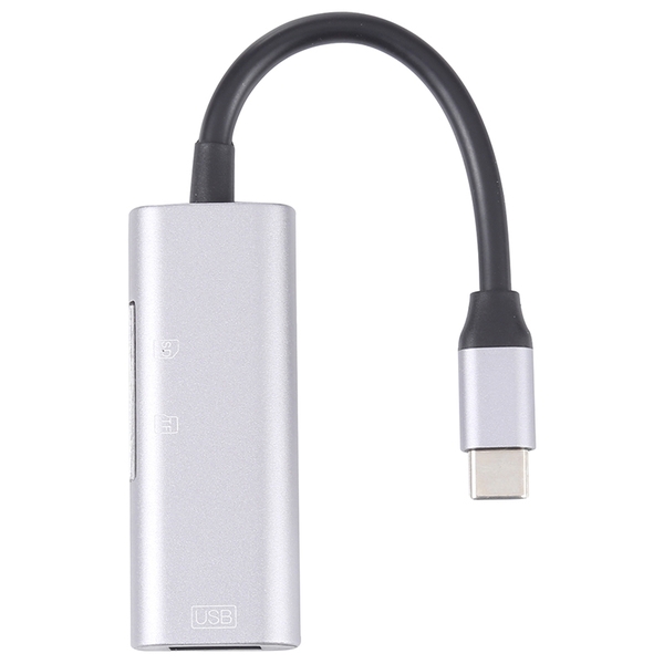 Cáp hub 3 IN 1 USB Type-C SD / TF Card Reader và USB 3.0 hỗ trợ OTG - Model NK-3040