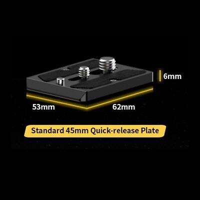 Tấm Quick-Release Plate dành cho đầu dầu Cedar CB7 (Standard 45mm ) Cedar PL45 YC Onion chính hãng