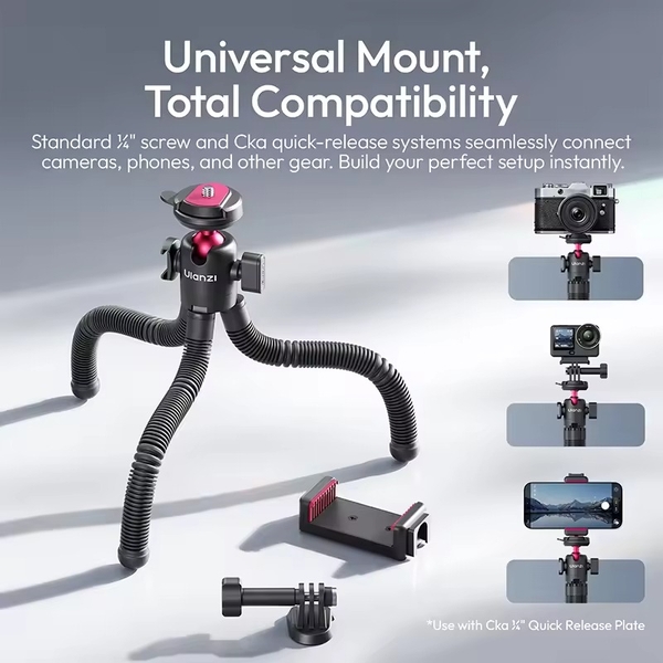 Chân máy bạch tuộc Ulanzi MT91 Quick Release dành cho máy ảnh/ điện thoại/ Action Camera chính hãng