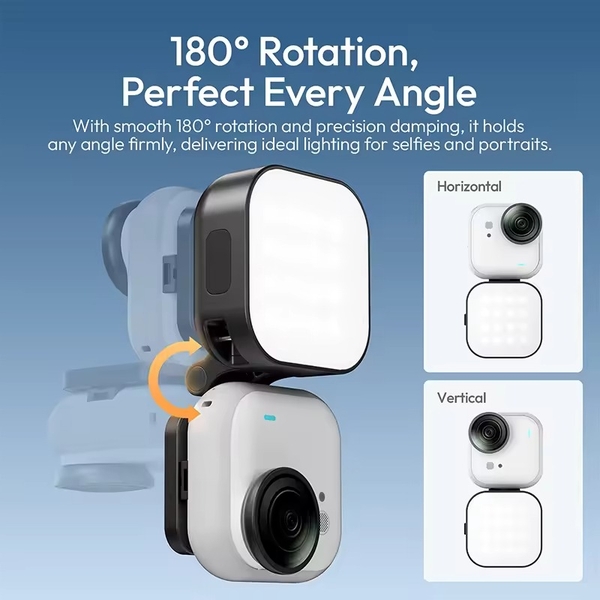 Đèn led Ulanzi IN07 Magnetic Mini Light từ tính - Led Selfie cho Insta 360 Go Ultra chính hãng
